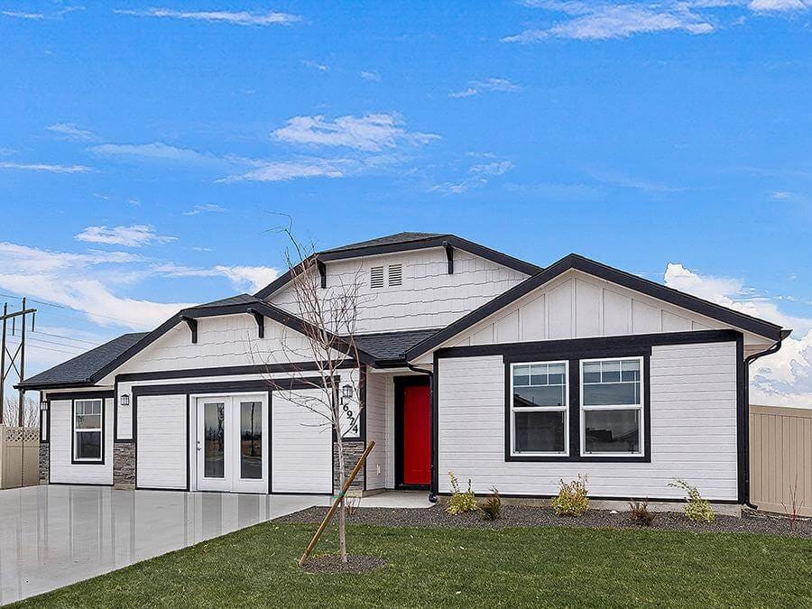 Crestwood 34Bed, 2Bath Floor Plan New Home in Idaho